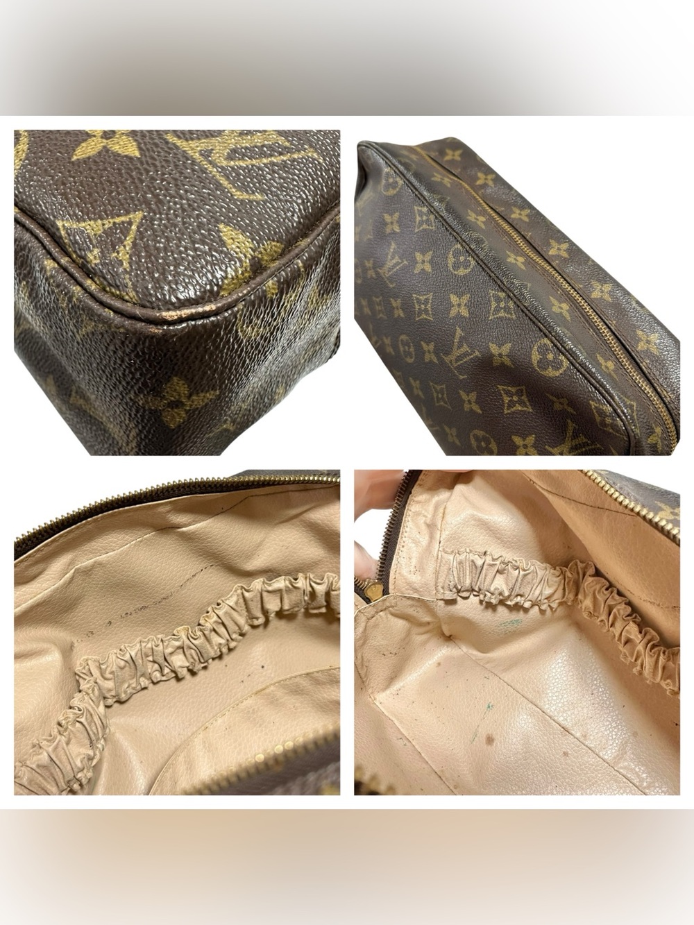 Louis Vuitton Monogram Leather Trousse Toiletry 28 Travel Bag - Picture 12 of 14